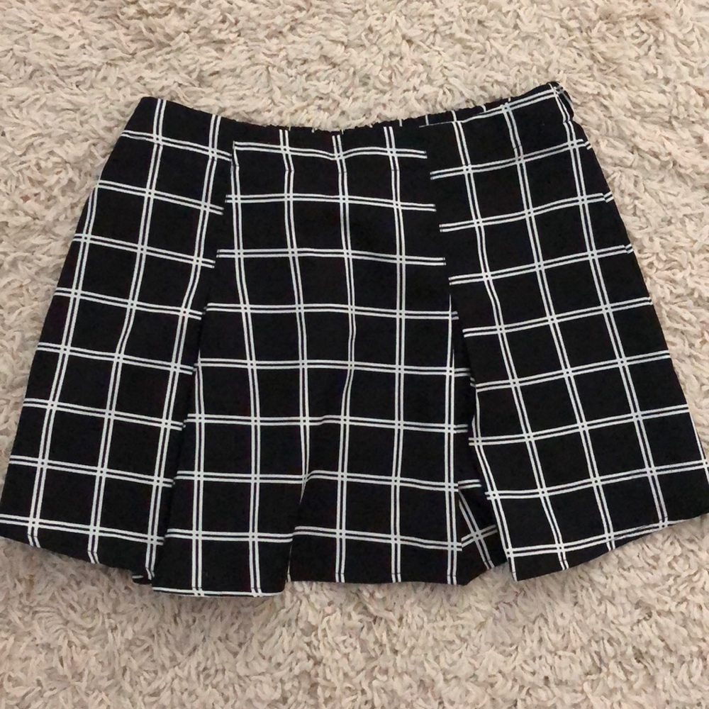 Black miniskirt
